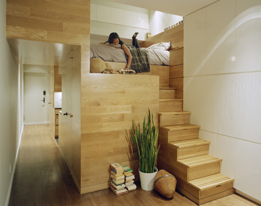 Homemade loft bed. amazing of e saving bedroom furniture uk also ...