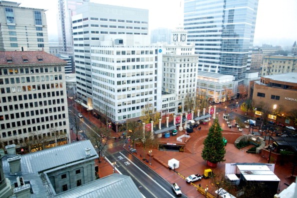 View of downtown Portland