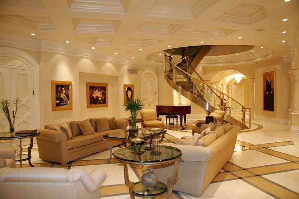 living room rich people