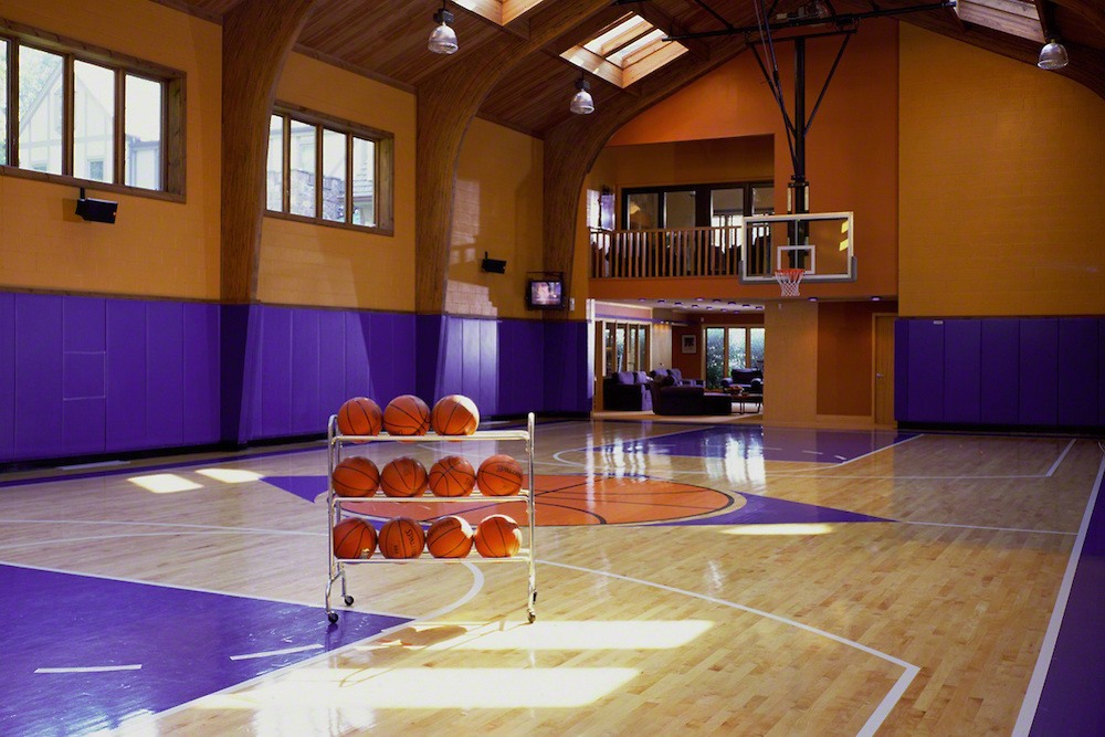 Home-Basketball-Court-With-Natural-Lighting