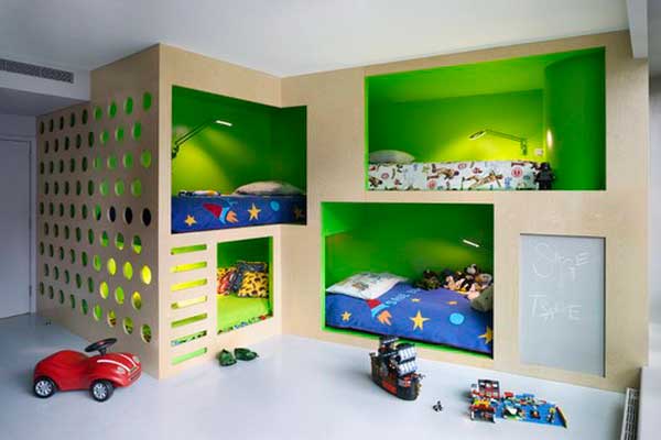 Kids-Bedroom-Design-Ideas-With-Smooth-Paint-Colors