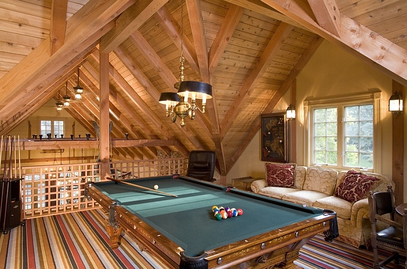 Traditional-attic-game-room-idea