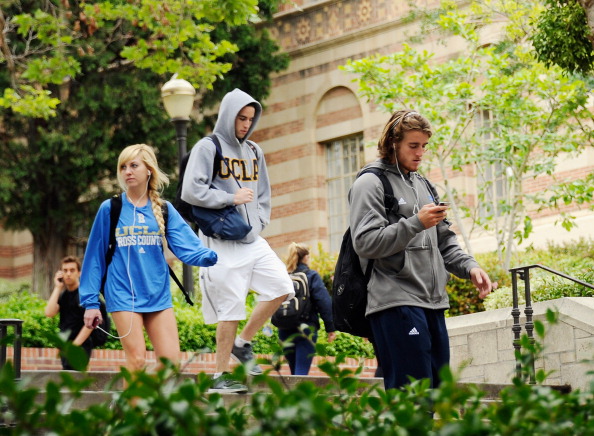 Students at UCLA