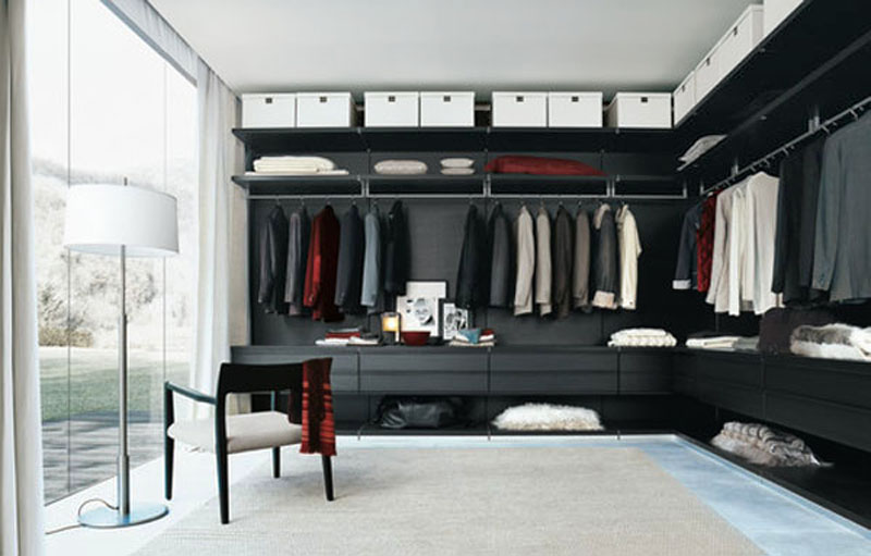 Luxury-Black-And-White-Walk-in-Closet-Design