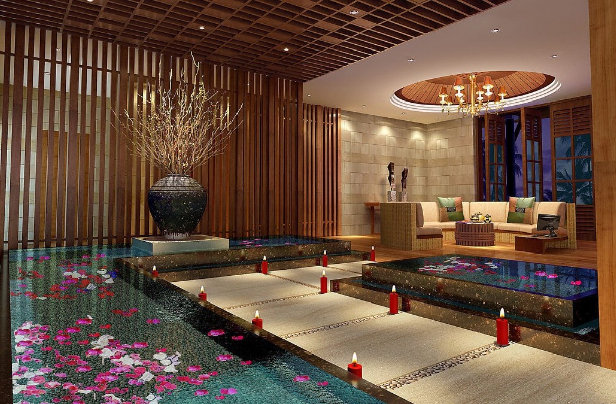 spa like living room