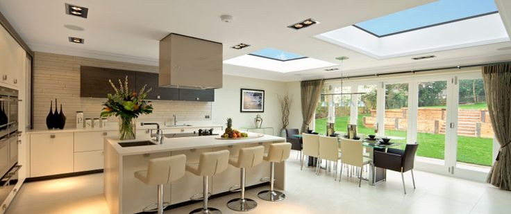 kitchen with skylight