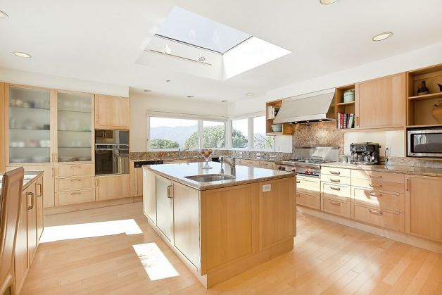 kitchen with skylight