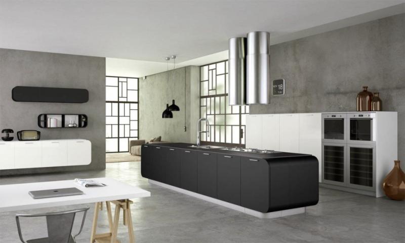 Beautiful-Contemporary-black-Kitchen-Design-modern-with-Kitchen-Island-Designs-In-Modern-Style-800x480