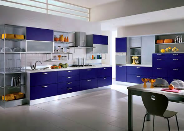 Contemporary-Dream-Kitchen-Interior-Design-Scavolini-Spa-Blue-Storage