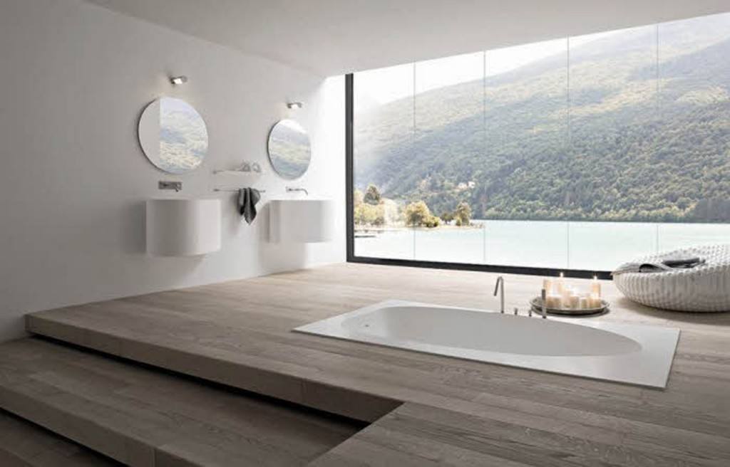 Modern-Bathroom-Design-With-Glass-Roof-176