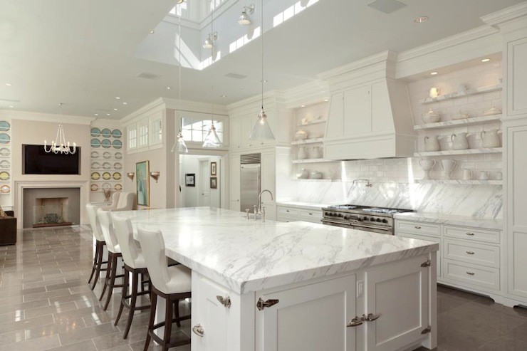 kitchen with sky light