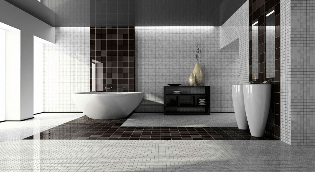 briliant-black-and-white-modern-bathroom-idea