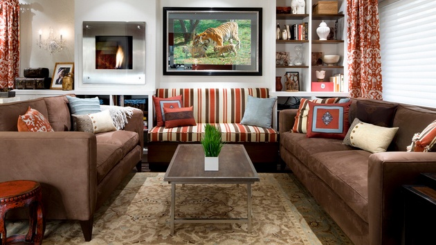 20 Beautiful Living Rooms featuring Comforting Earth Tones