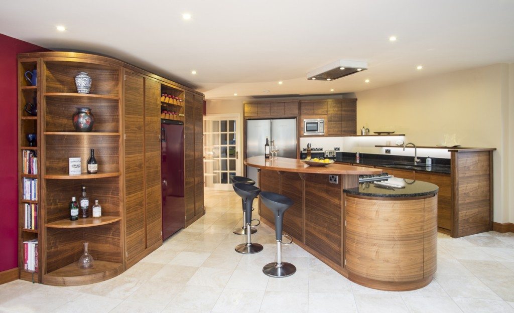 interior-awesome-kitchen-design-ideas-with-oval-oak-wood-kitchen-island-including-oak-wood-breakfast-bar-and-oak-wood-kitchen-cabinet-fantastic-breakfast-bar-for-your-kitchen-design