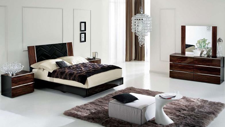 white-bedroom-ideas-with-dark-wood-furniture