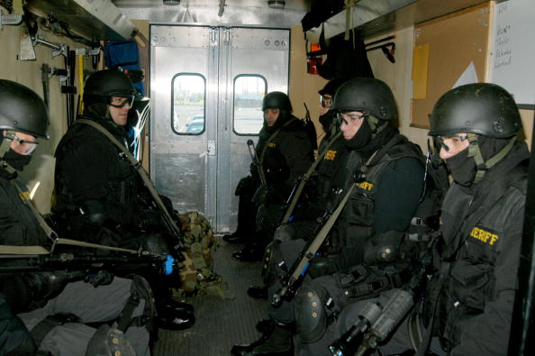 SWAT Members Prepare Ror Reenactment Exercise for Disaster Preparedness At Niagara Falls International Airport 