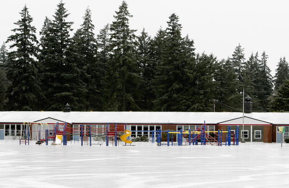 Lake Oswego In Oregon Frozen