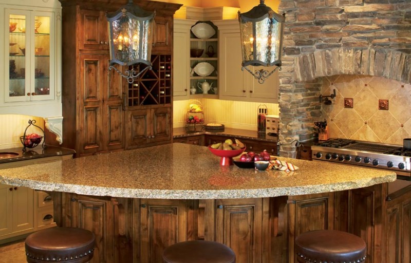 Half Circle Quartz Countertop