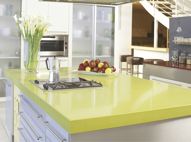 Light Green Quartz Countertop