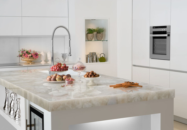 Milky White Quartz Countertop