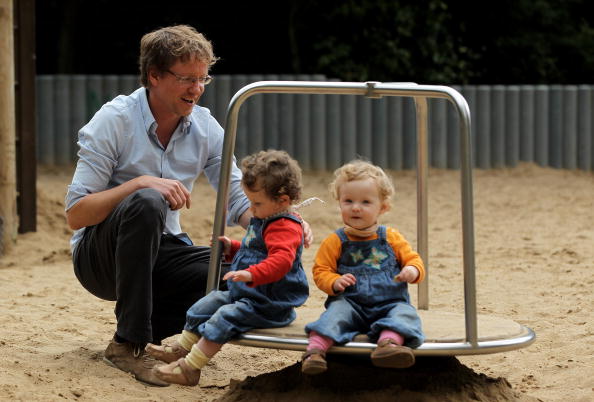 Children Playing Outside In Park