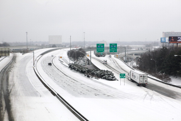 U.S. South Hit By Crippling Winter Storm