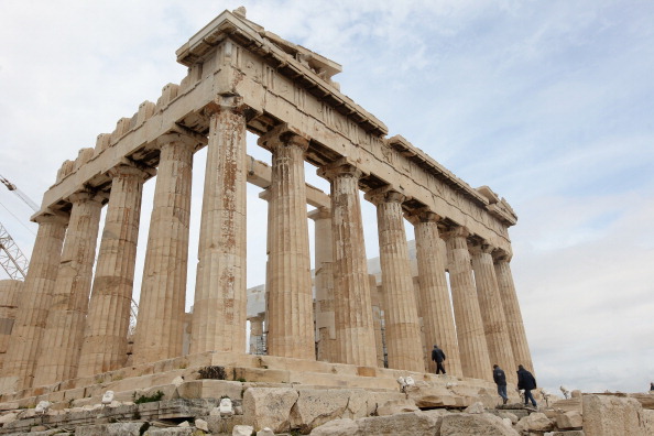 Classic shot of the Parthenon in Athens