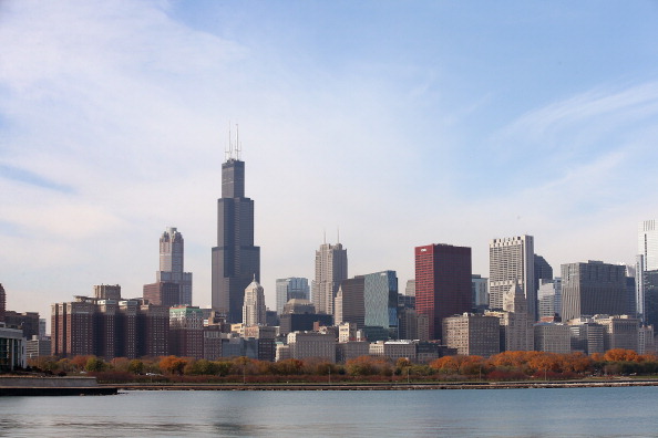 View Of The Chicago Skyline