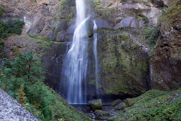 Beautiful river waterfall