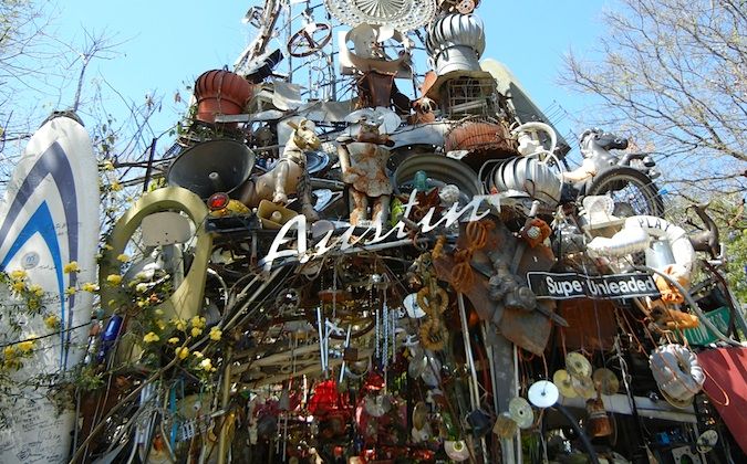 The Cathedral of Junk in Austin, Texas