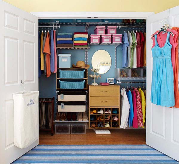 Closet with vanity 