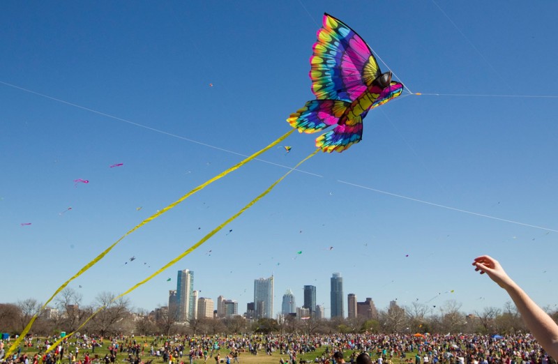 Butterfly kite at Zilker Kite Festival