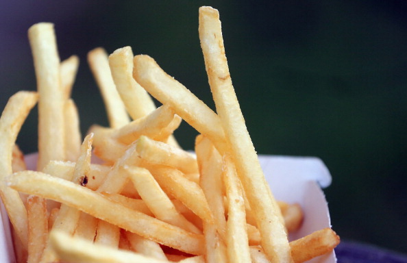 Golden french fries