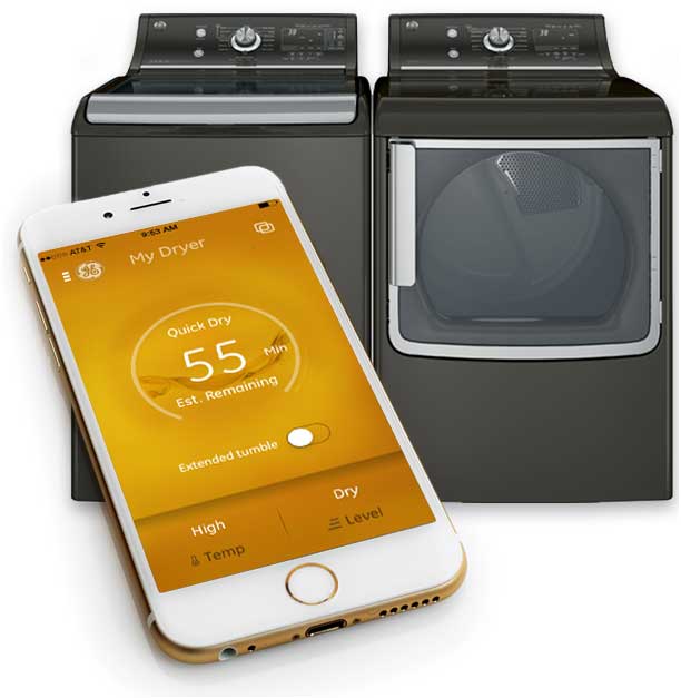 GE Washer & Dryer With Smart Technology