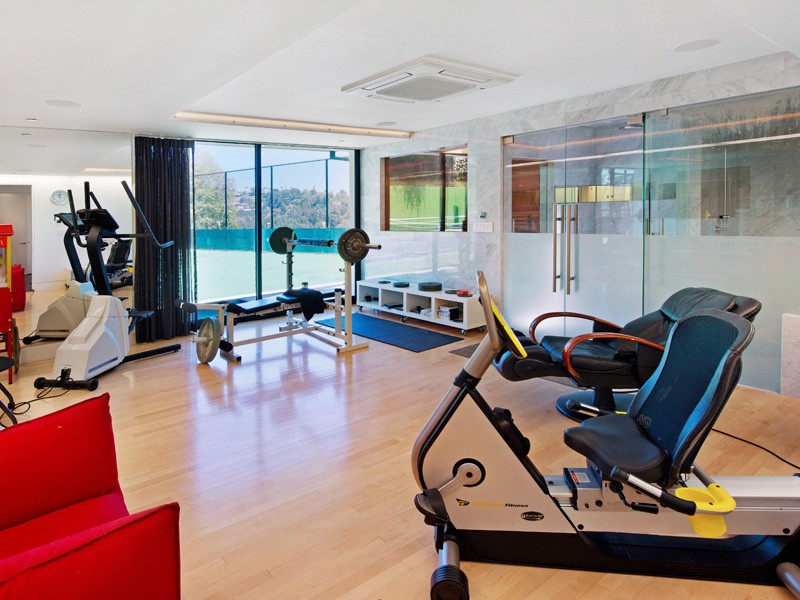 home gym in bel air residence