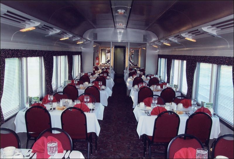 Murder mystery dinner train