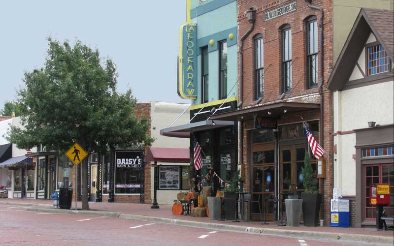 Historic downtown Plano