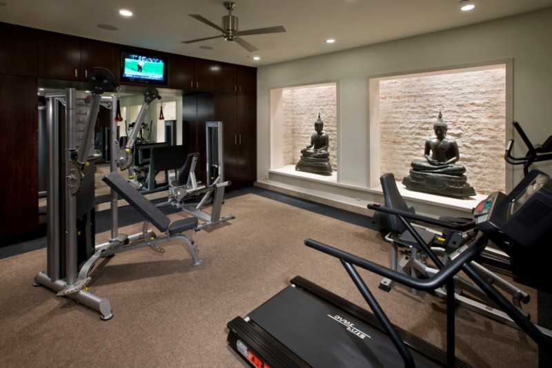 modern home gym