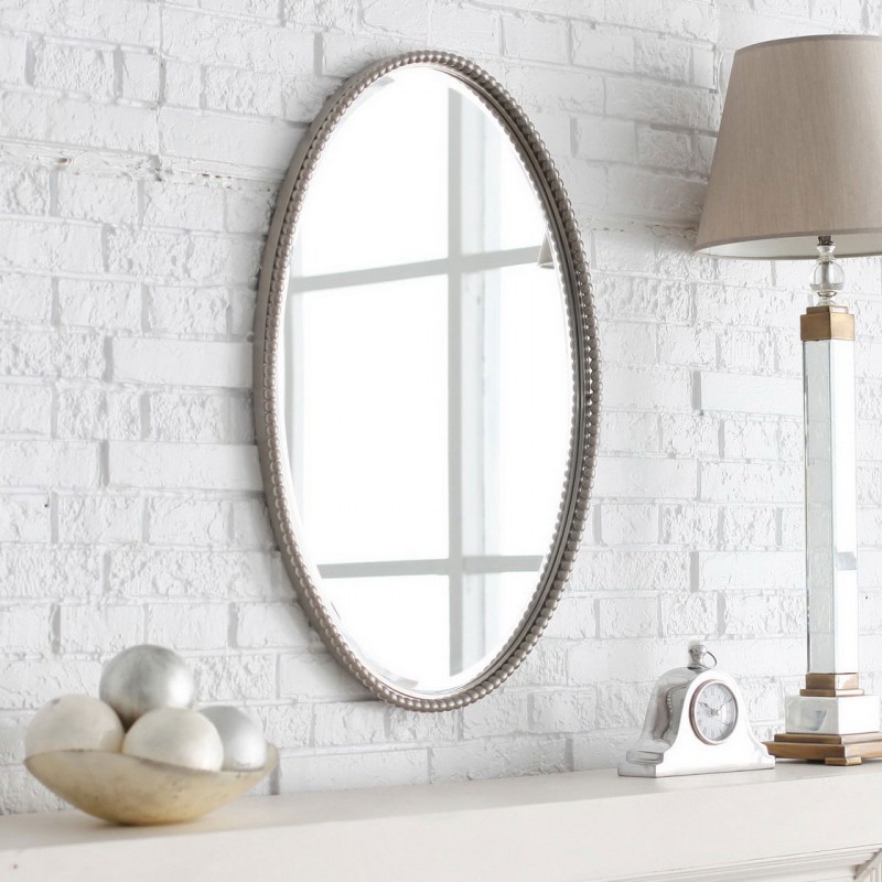 beautiful oval bathroom mirror