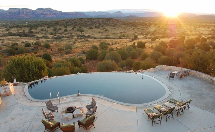 swimming pool with a great view