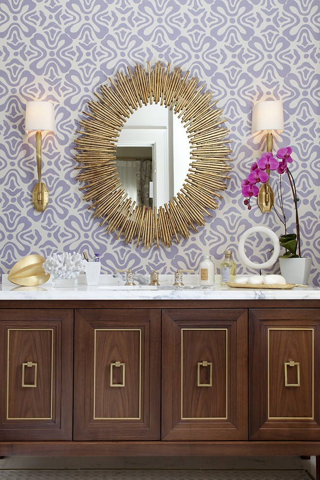 sunburst bathroom mirror