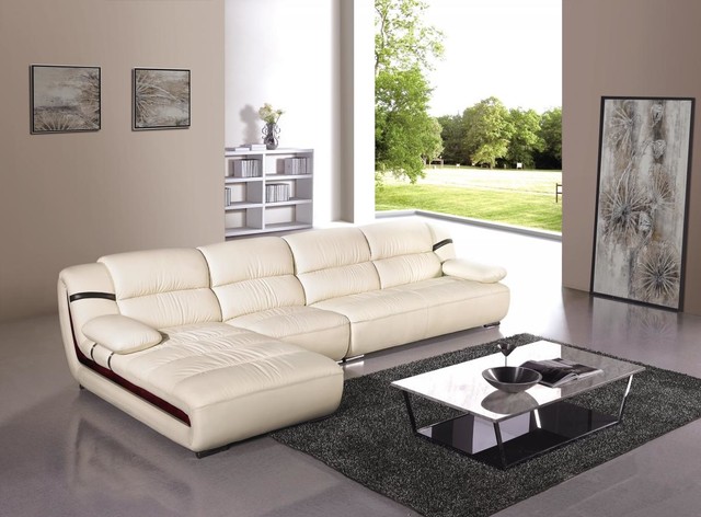 modern living room with sofa chaise lounge