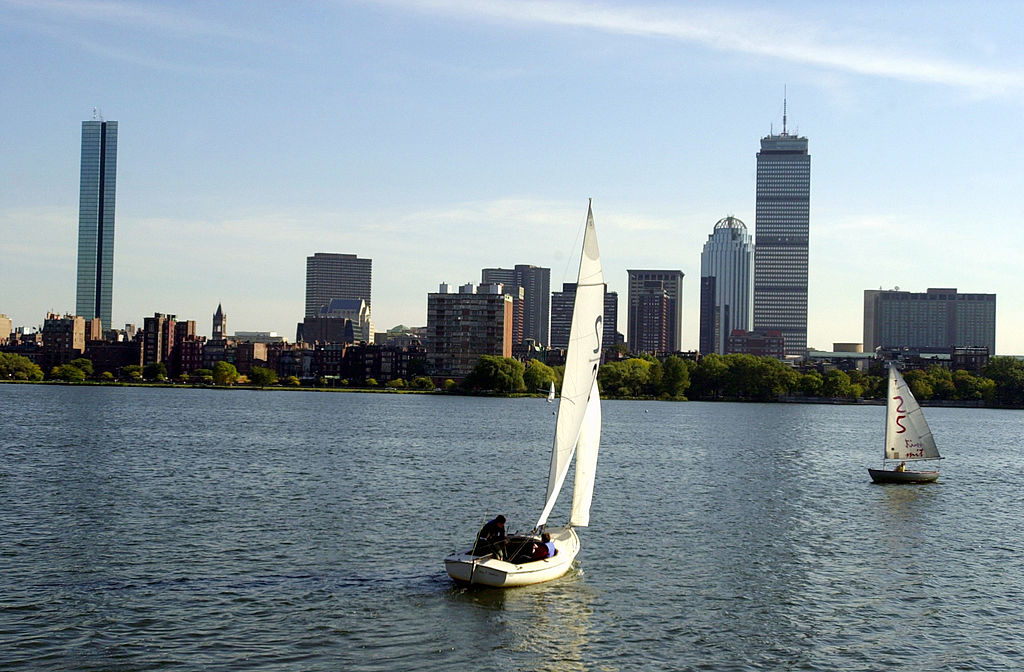 Sailboats in Boston