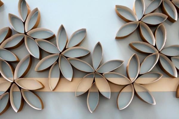 DIY cardboard flowers