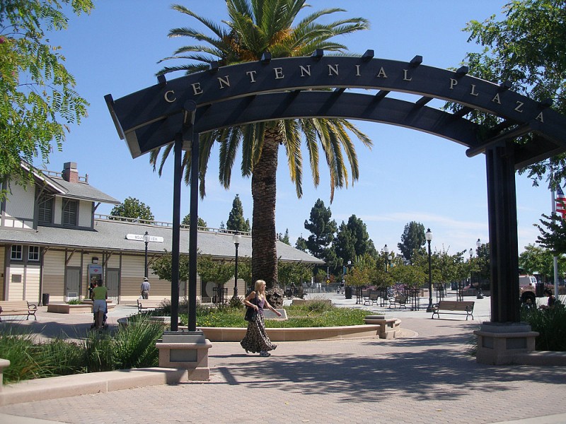 Mountain View California's Centennial Plaza