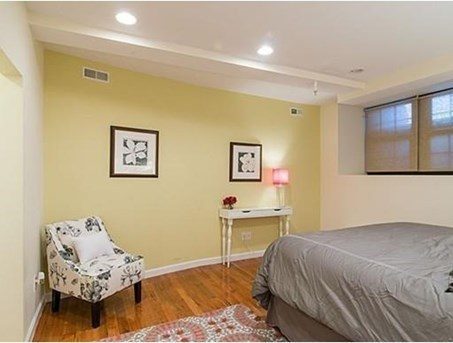 bedroom with beautiful hardwood floors