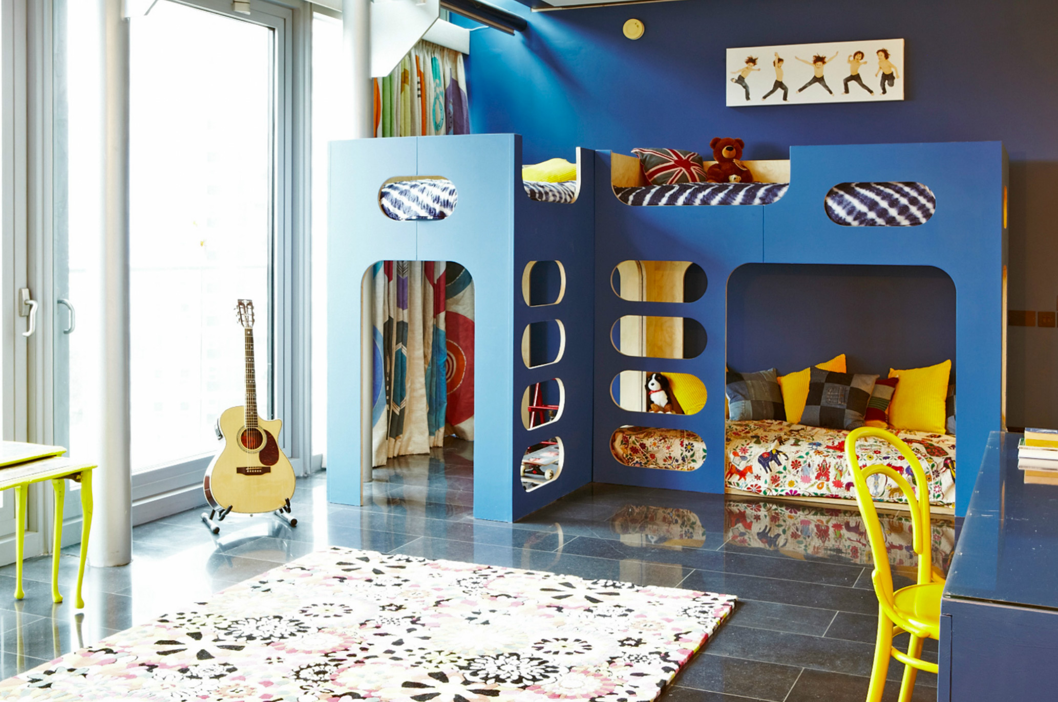 modern kids loft bed