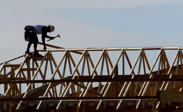 Man working construction