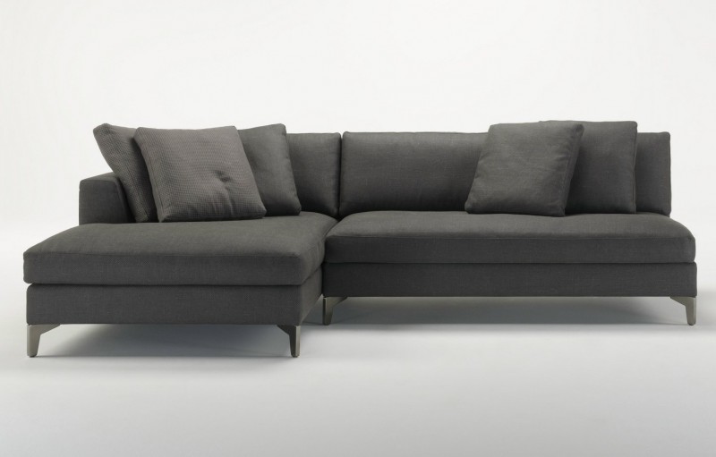 gray modular sofa