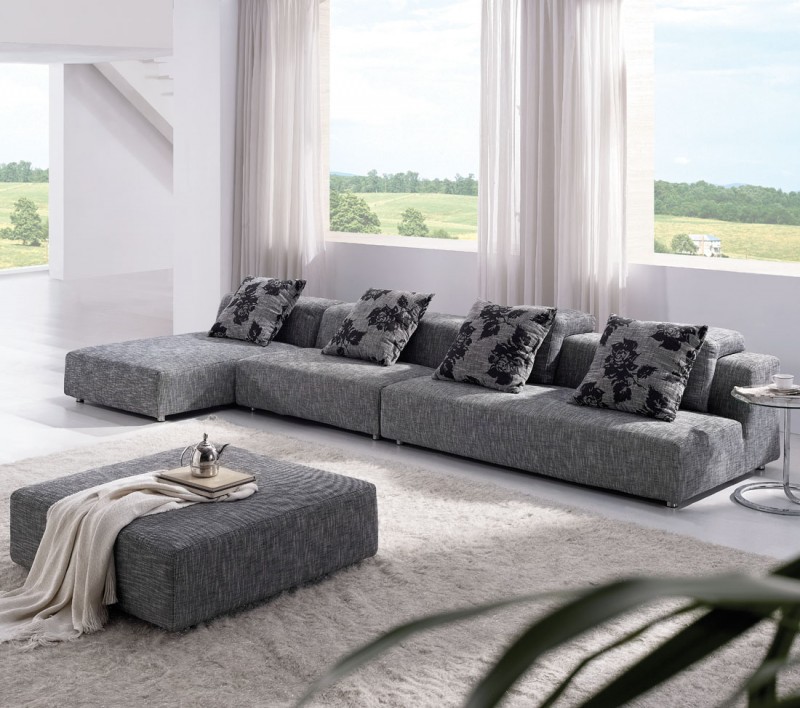 Stylish Cloth Sectional Sofa